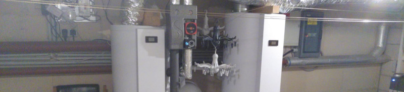 Heizung via Warmwasser-Wärmepumpe; Wärmequelle: Kellerboden